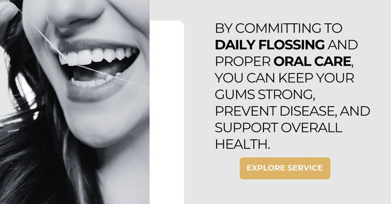 flossing and gum health